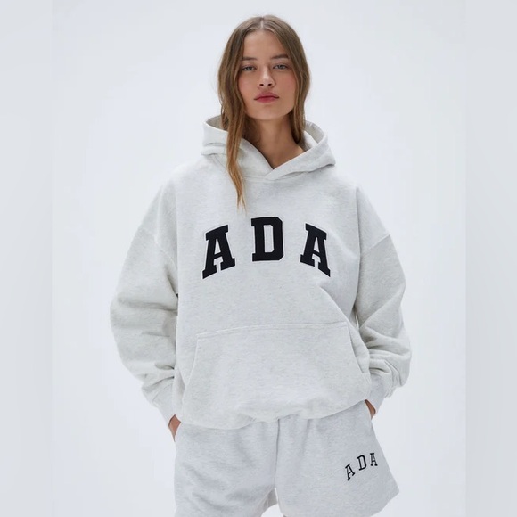 Adanola ADA oversized hoodie in light gray - Picture 3 of 9